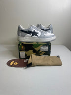 Size 11 - A Bathing Ape Bape Sta Low Grey Black