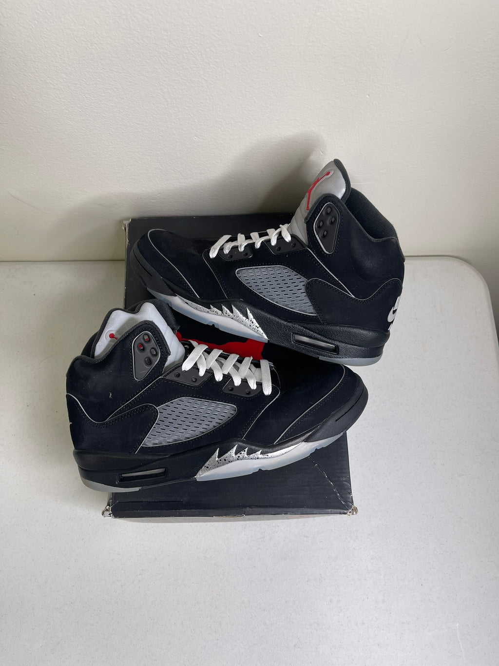 Size 8 - Jordan 5 Retro OG Black Metallic Reimagined