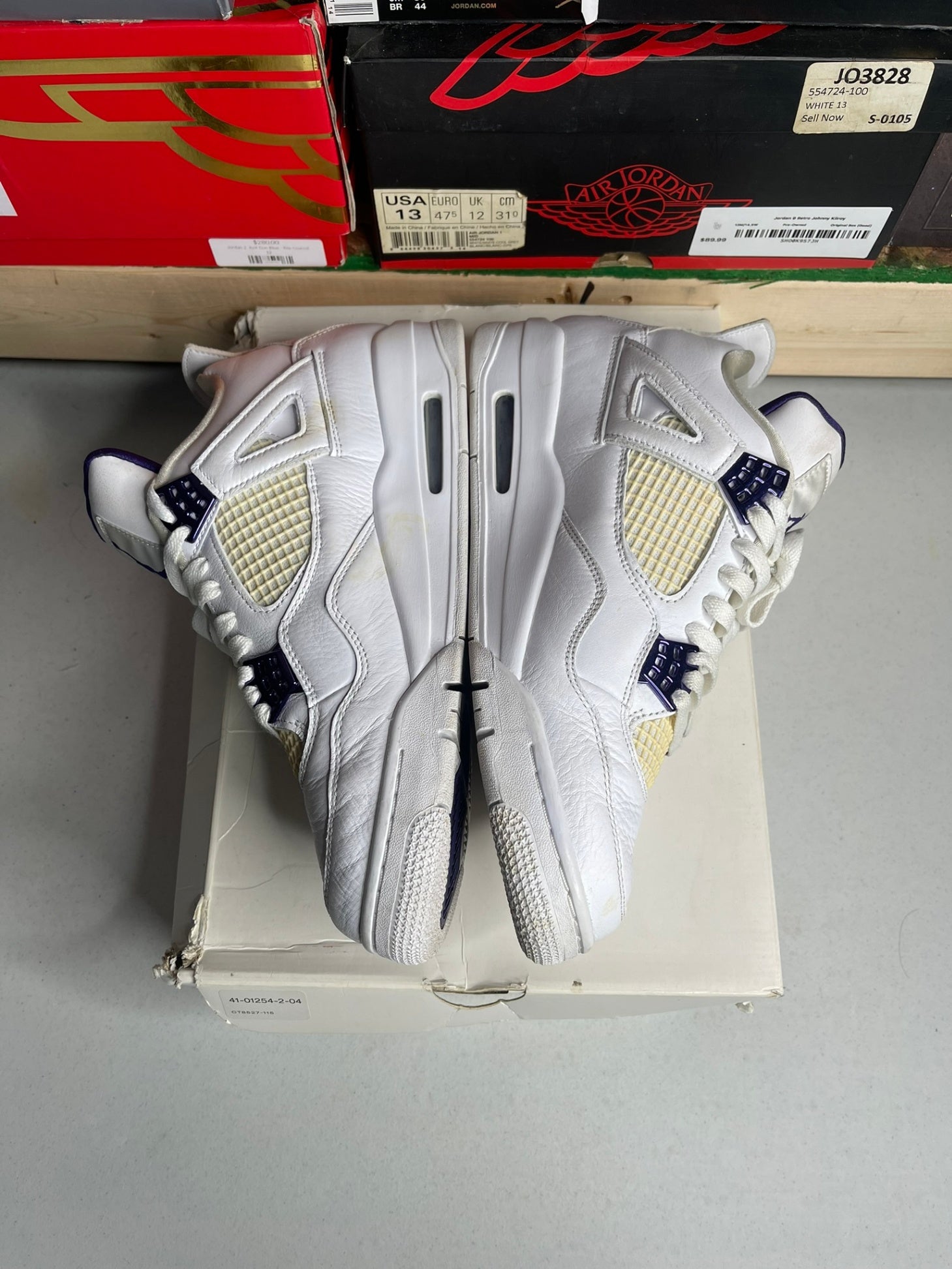 Jordan 4 Retro Metallic Purple