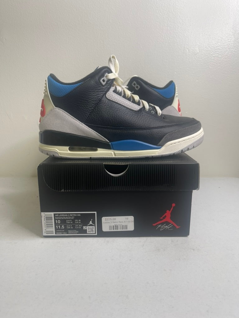 Size 10 - Jordan 3 Retro OG Rare Air