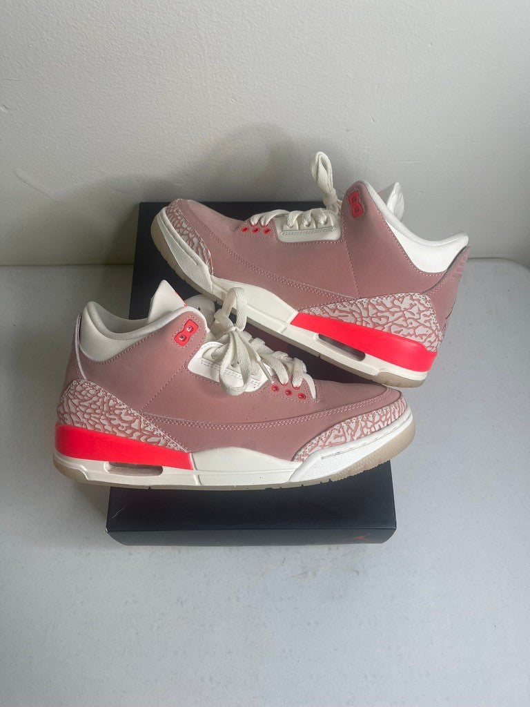 Size 10w - Jordan 3 Retro Rust Pink (Women's)