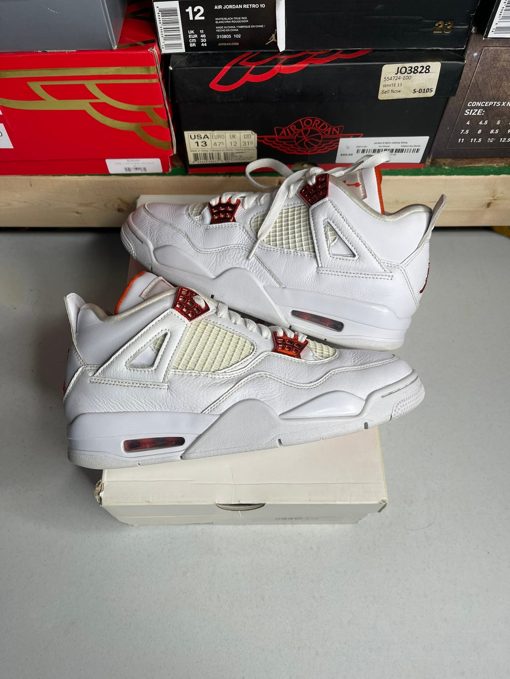 Jordan 4 Retro Metallic Orange