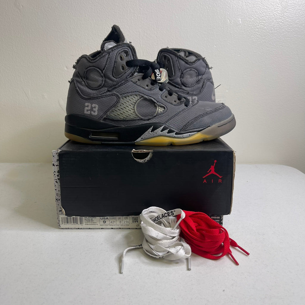 Size 9 - Jordan 5 Retro Off-White Muslin
