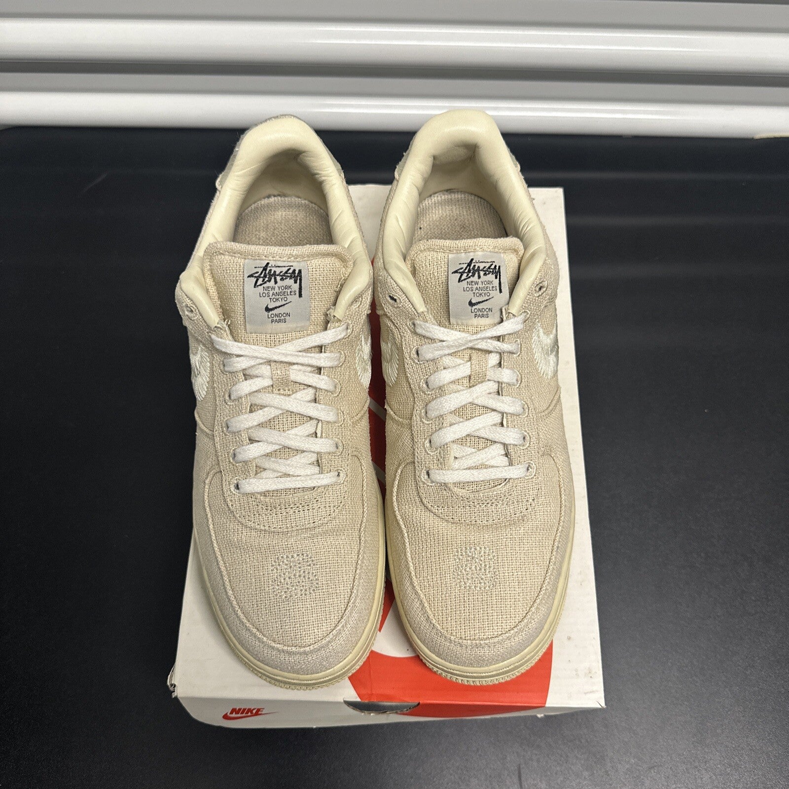 Size 11 - Nike Air Force 1 Low Stussy Fossil