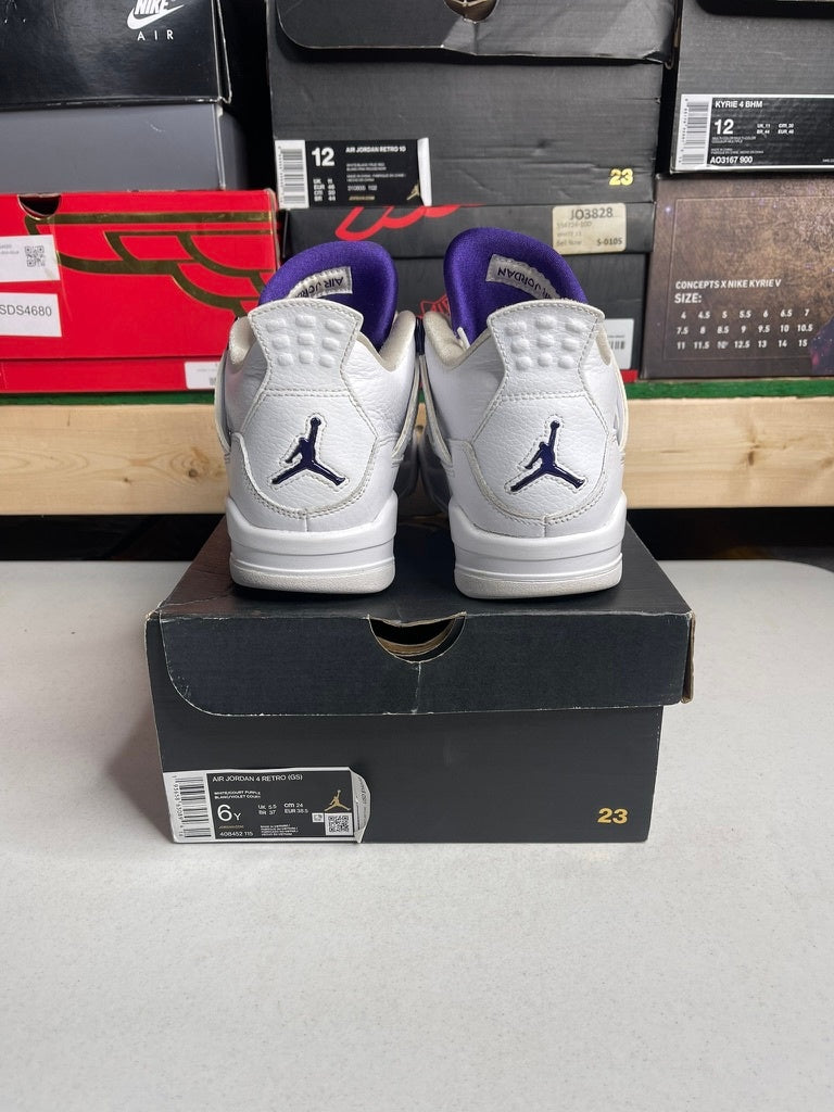 Jordan 4 Retro Metallic Purple (GS)
