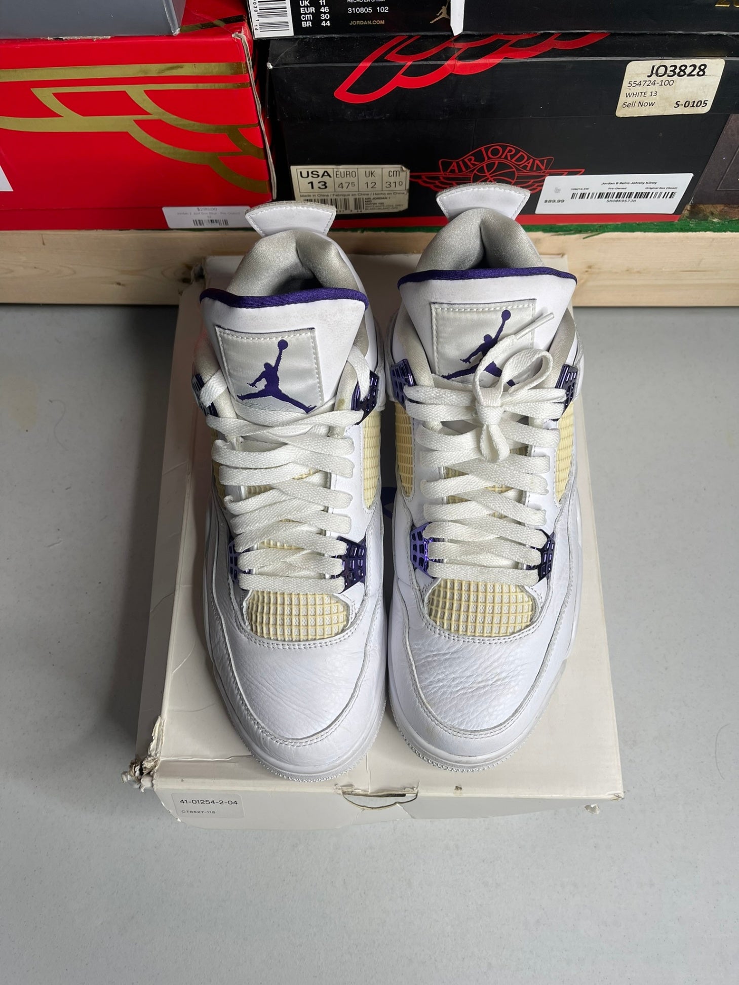 Jordan 4 Retro Metallic Purple