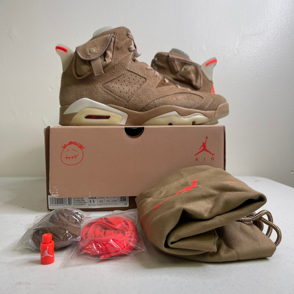 Jordan 6 Retro Travis Scott British Khaki