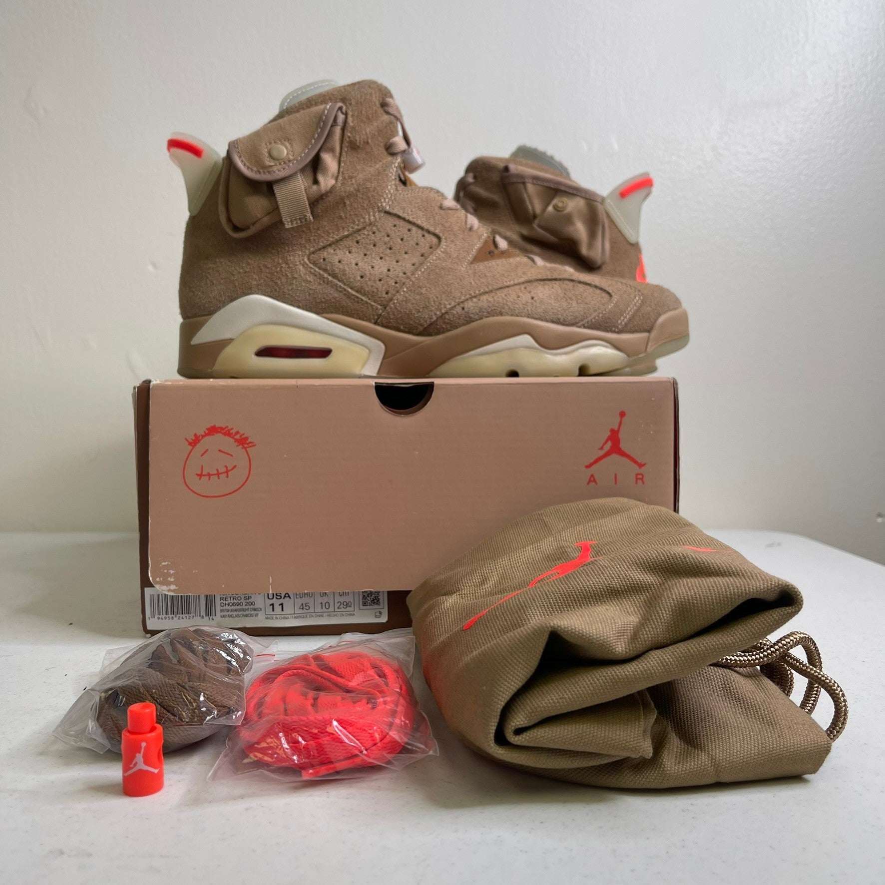 Jordan 6 Retro Travis Scott British Khaki