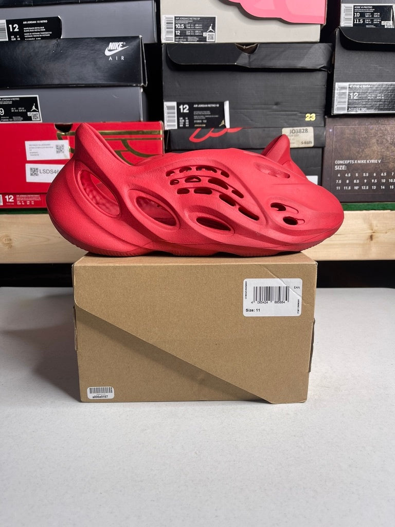 Size 11 - adidas Yeezy Foam RNNR Vermillion