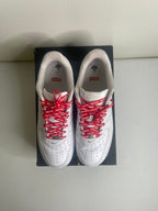 Size 11.5 - Nike Air Force 1 Low Supreme White