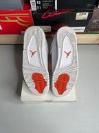 Size 9 - Jordan 4 Retro Metallic Orange