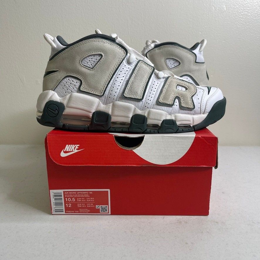 Size 10.5 - Nike Air More Uptempo 96 Vintage Green