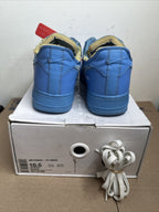 Size 10.5 - Nike Air Force 1 Low Off-White MCA University Blue