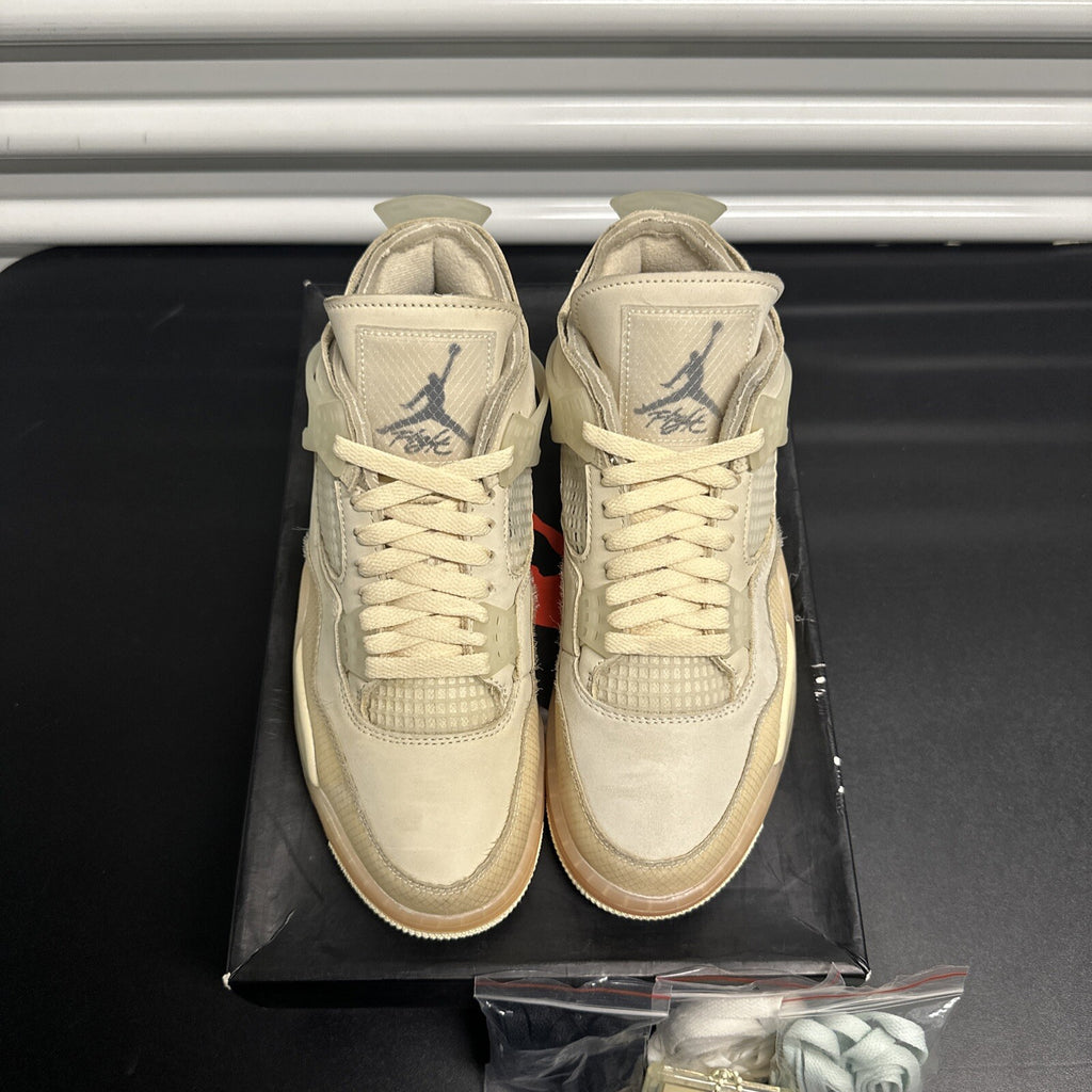 Size 9.5w (8 men’s)  - Jordan 4 Retro Off-White Sail (Women's)