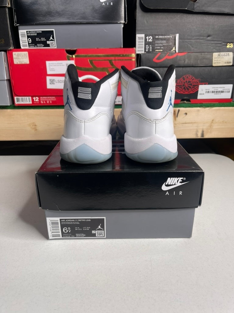 Size 6.5y - Jordan 11 Retro Legend Blue (2024) (GS)