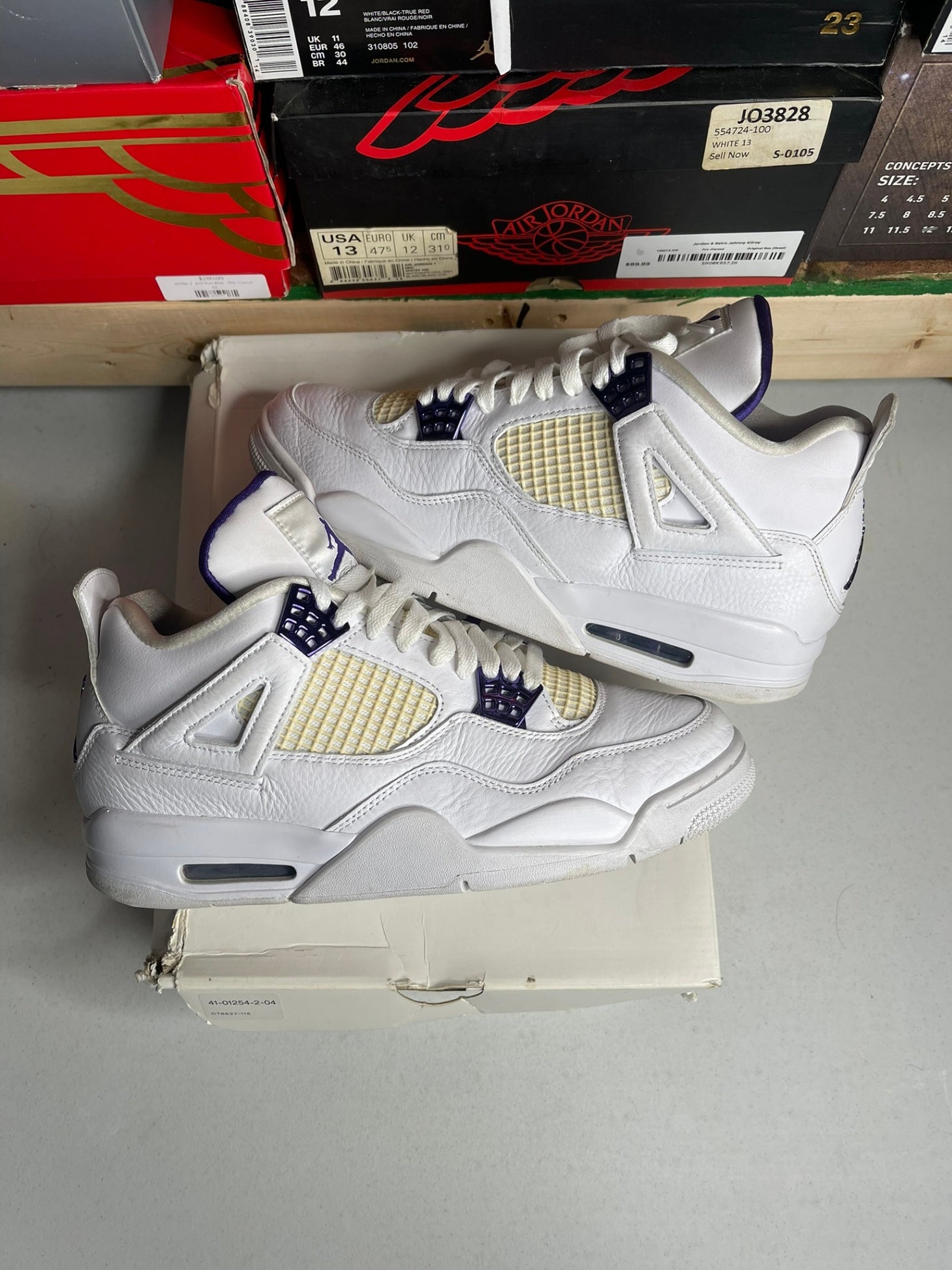 Jordan 4 Retro Metallic Purple