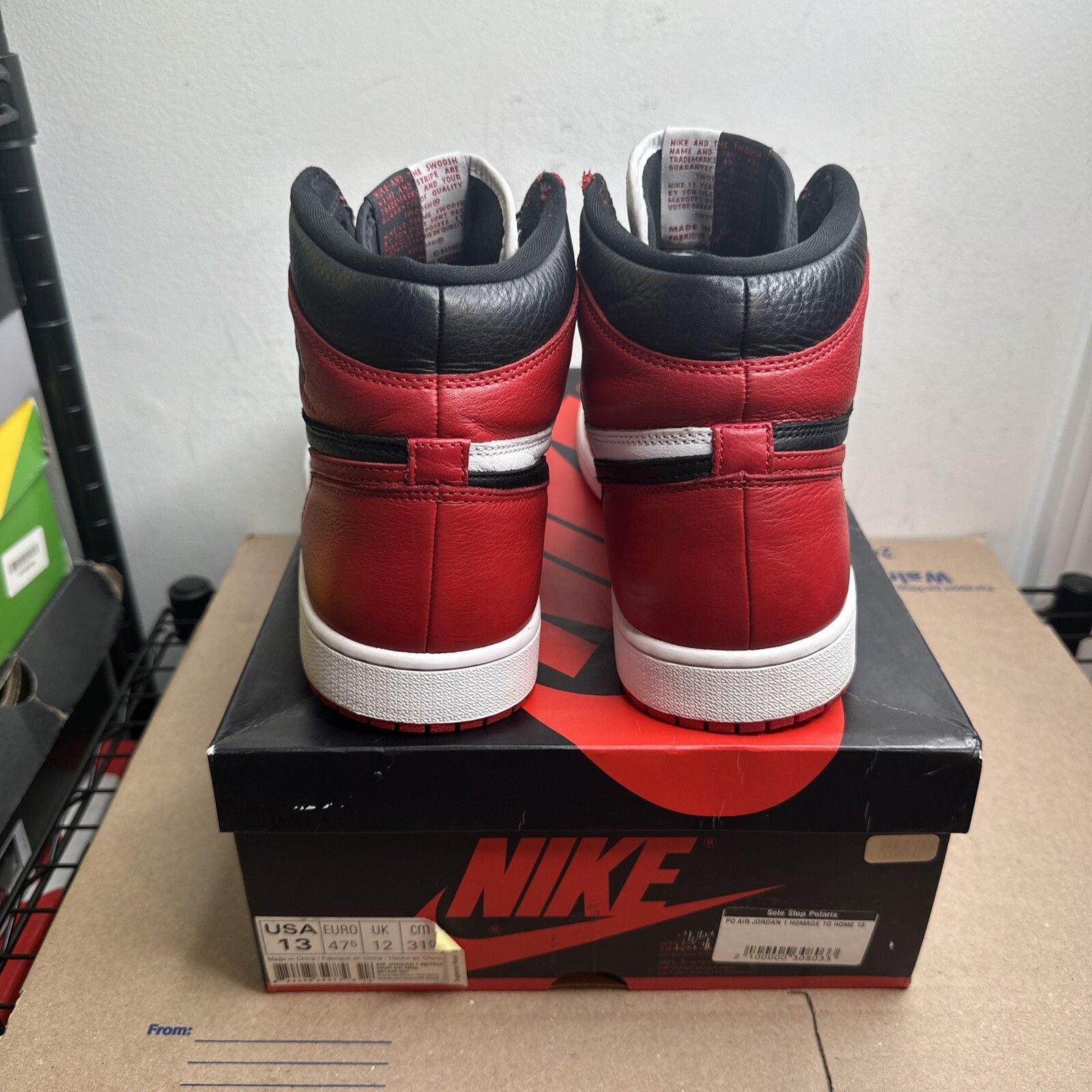 Size 13 - Jordan 1 Retro High Homage To Home (Non-numbered)