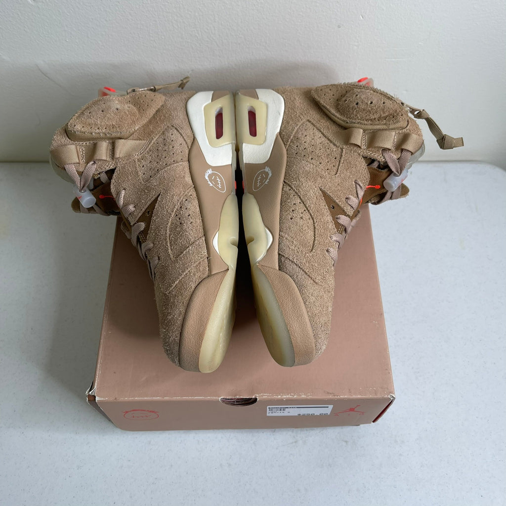 Size 9 - Jordan 6 Retro Travis Scott British Khaki