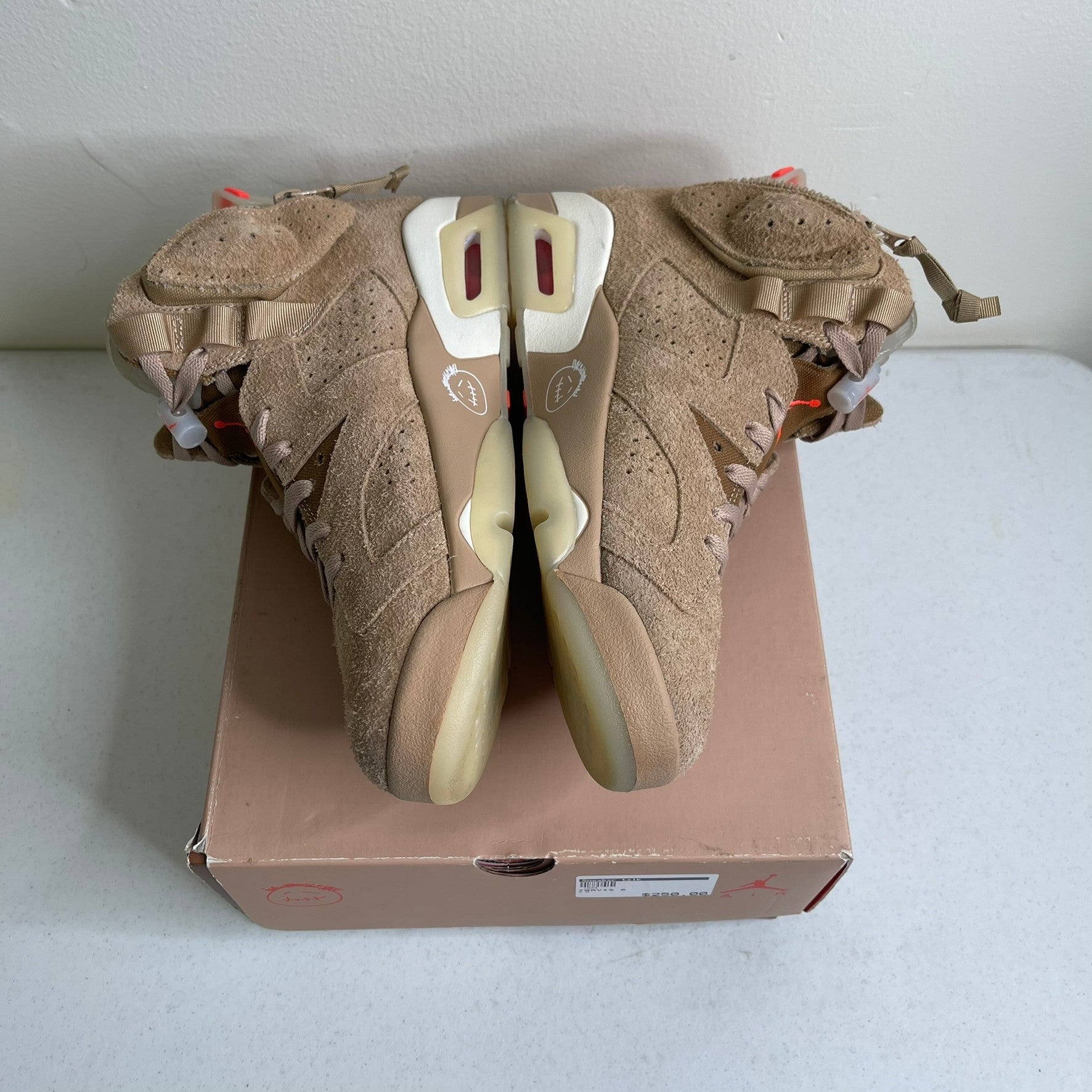 Size 9 - Jordan 6 Retro Travis Scott British Khaki