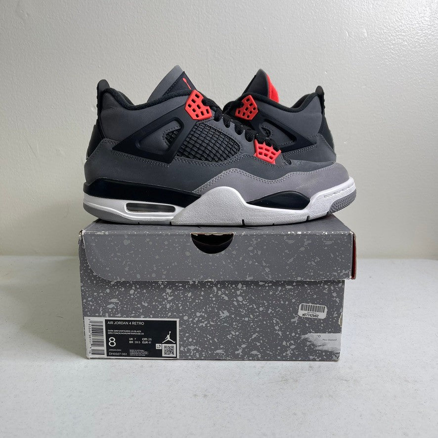 Size 8 - Jordan 4 Retro Infrared