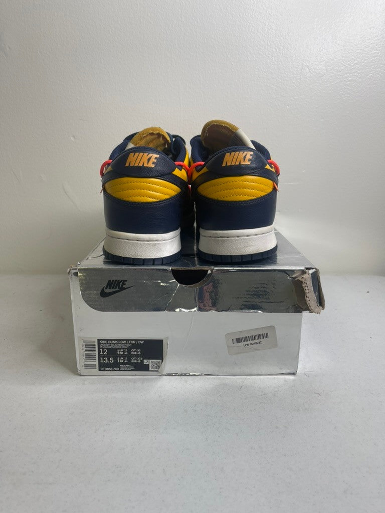 Size 12 - Nike Dunk Low Off-White University Gold