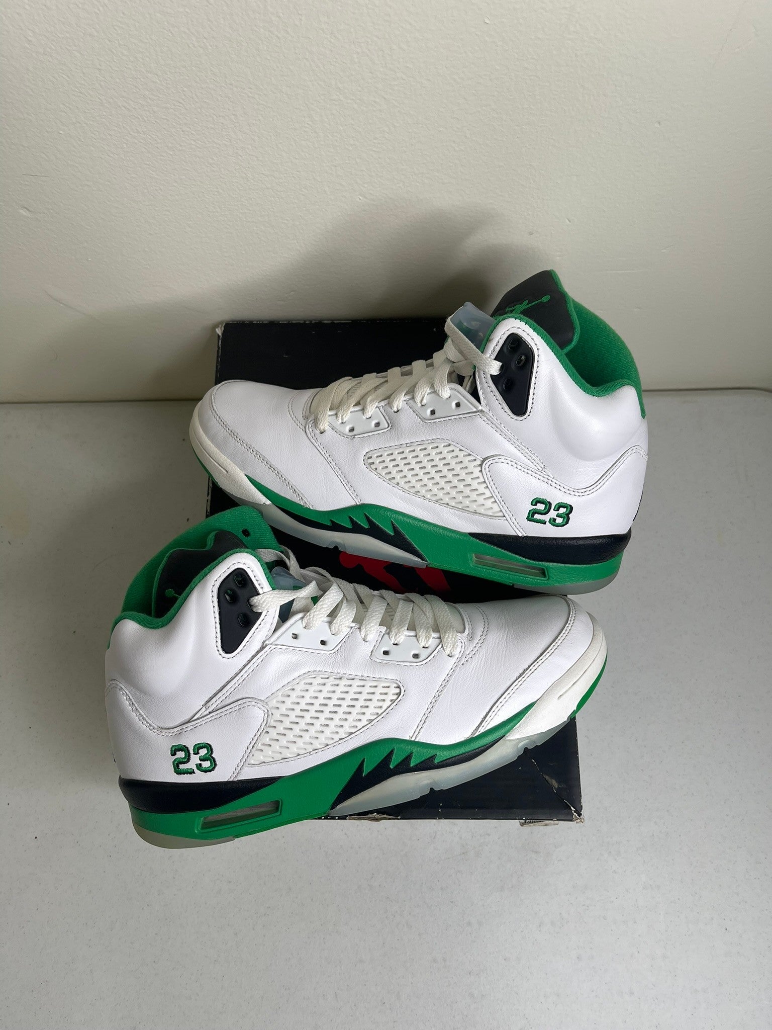 Size 9.5w - Jordan 5 Retro Lucky Green (Women's)