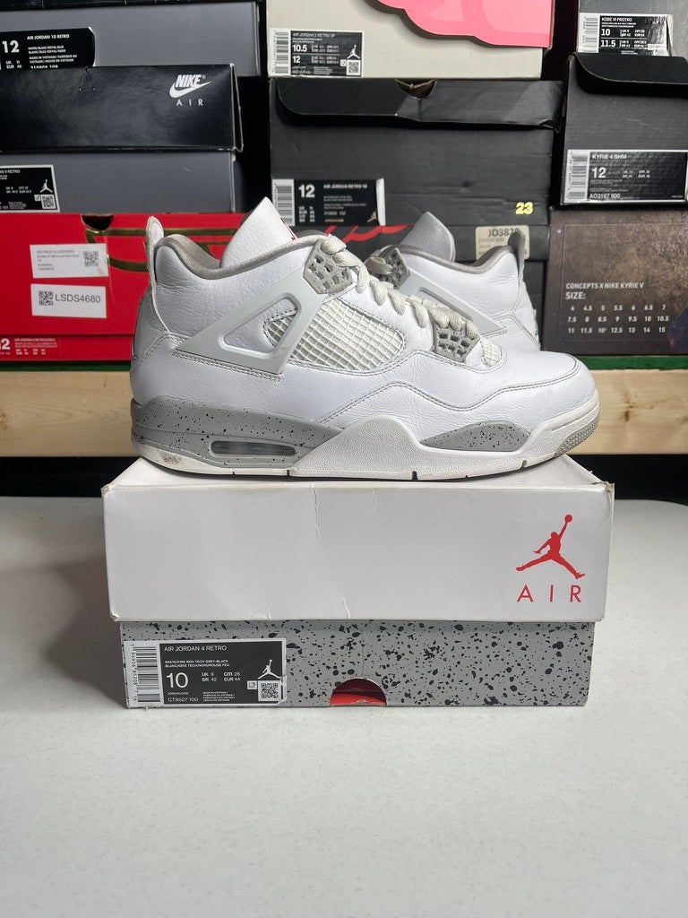 Size 10 - Jordan 4 Retro White Oreo (2021)