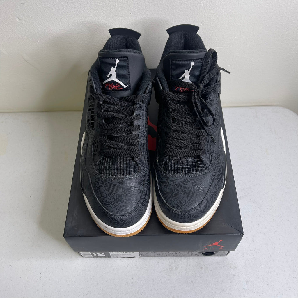 Jordan 4 Retro Laser Black Gum