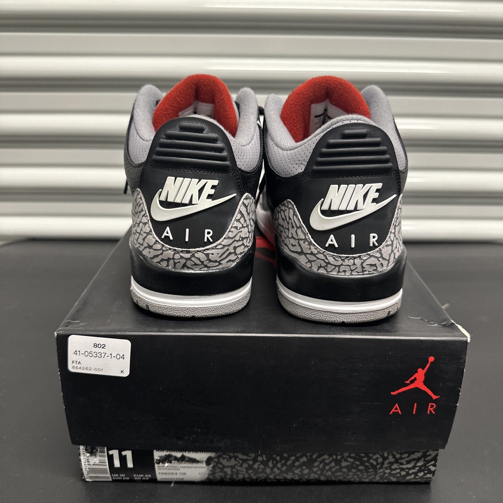 Jordan 3 Retro Black Cement (2018)