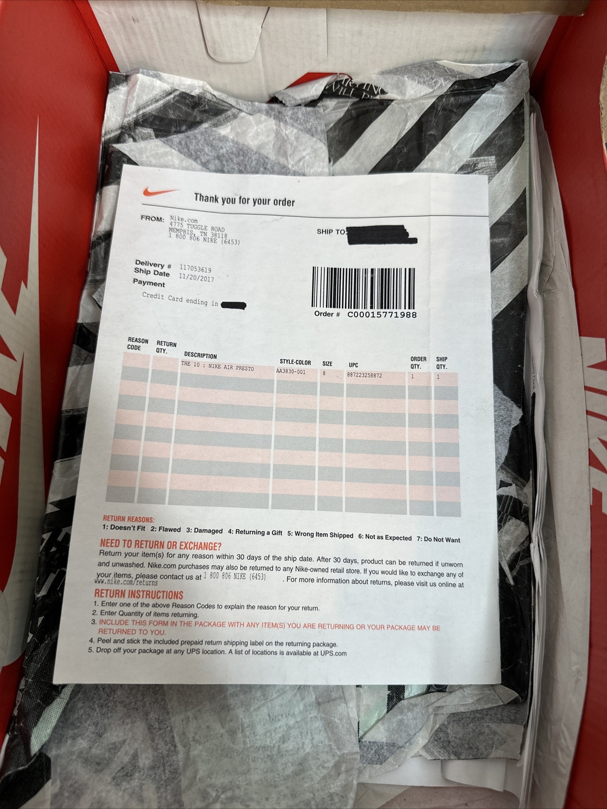 Nike Air Presto Off-White