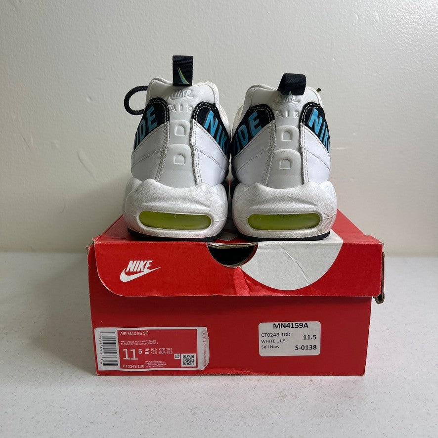 Size 11.5 - Nike Air Max 95 Worldwide Pack White