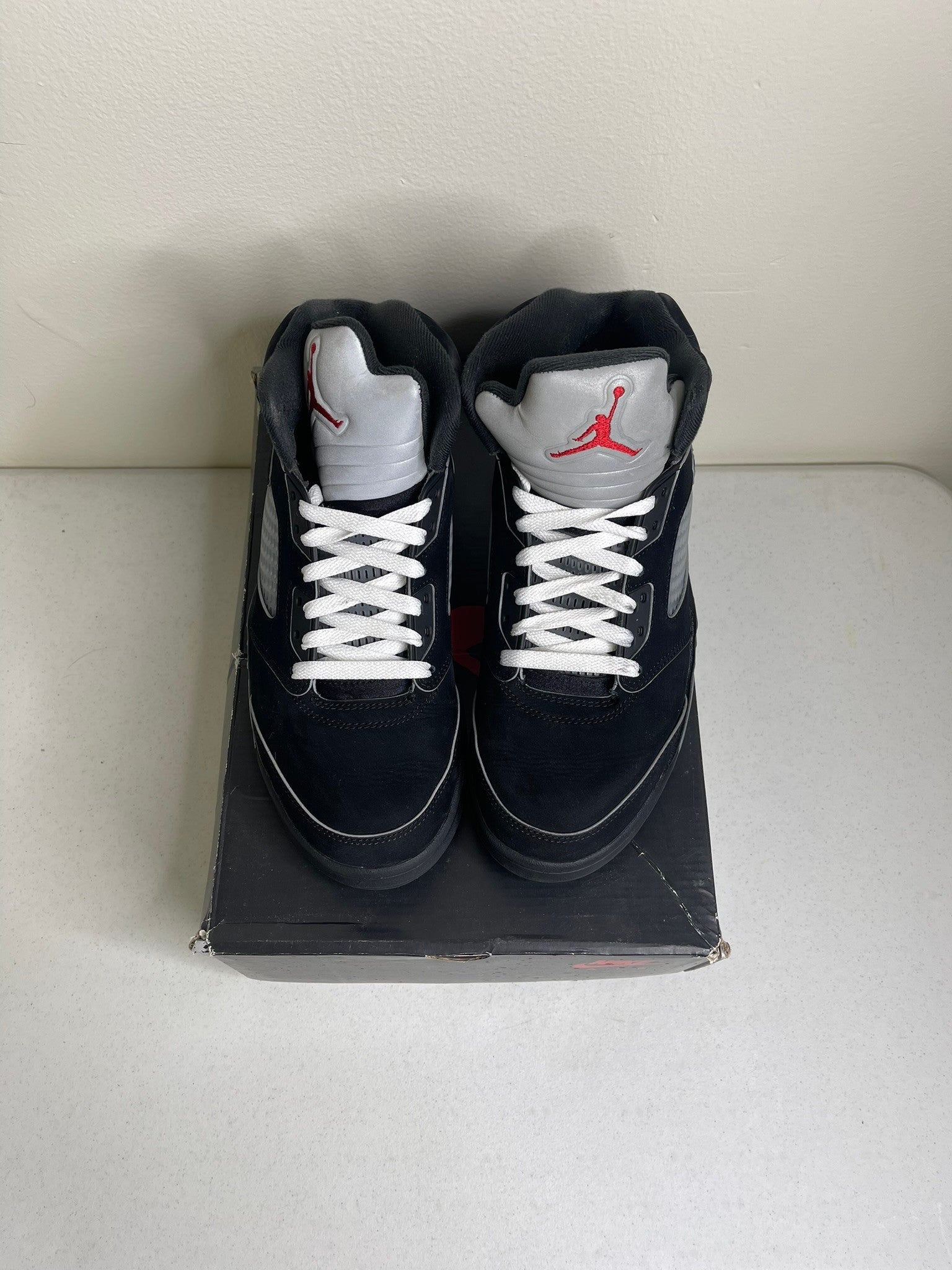 Size 8 - Jordan 5 Retro OG Black Metallic Reimagined