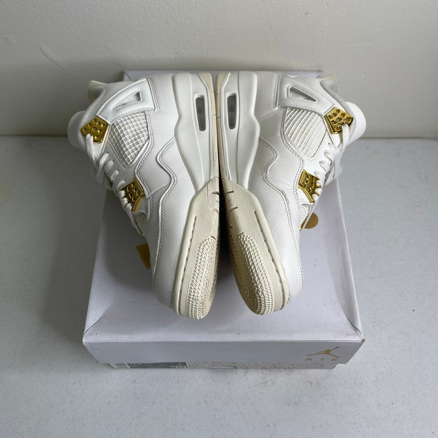 Size 11.5w - Jordan 4 Retro Metallic Gold (Women's)