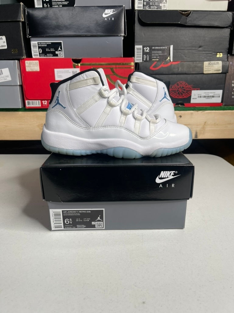 Size 6.5y - Jordan 11 Retro Legend Blue (2024) (GS)