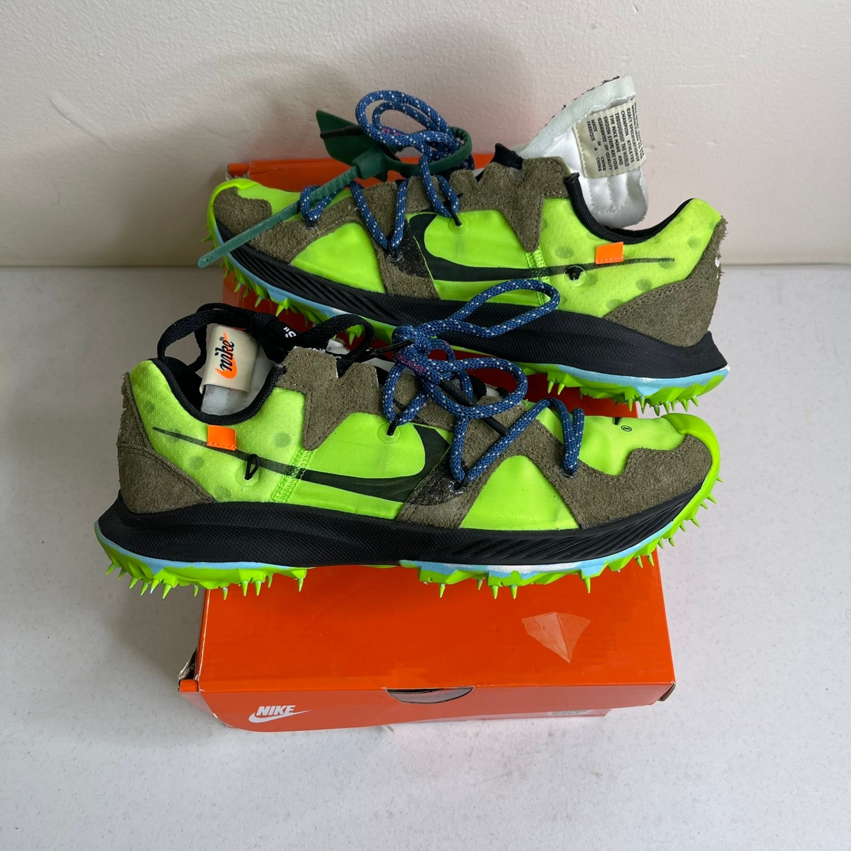 Nike Zoom Terra Kiger 5 OFF-WHITE Electric Green (Women's)