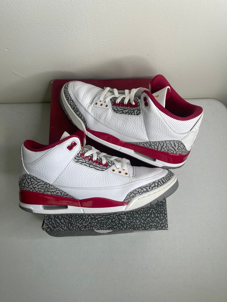 Jordan 3 Retro Cardinal Red