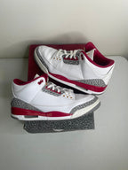 Size 13 - Jordan 3 Retro Cardinal Red