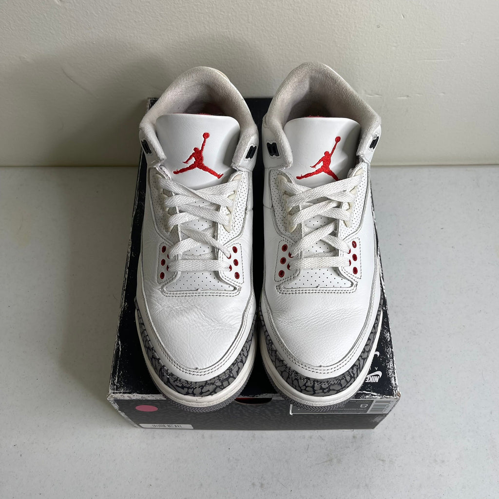 Size 8 - Jordan 3 Retro White Cement Reimagined