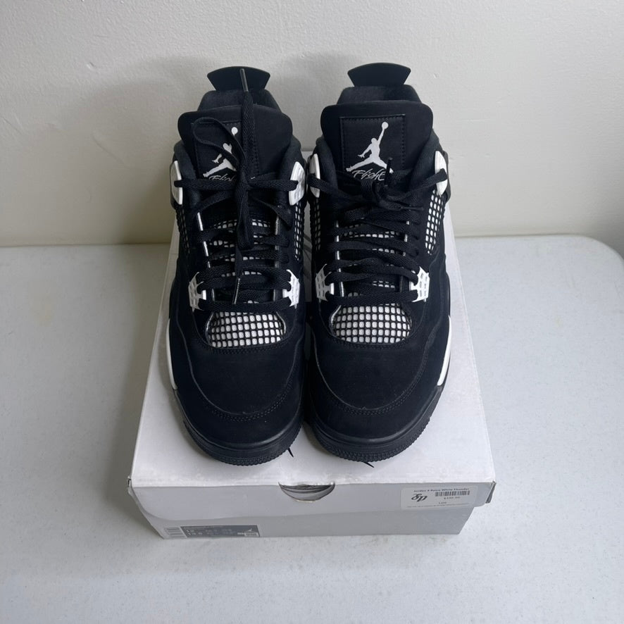 Size 12 - Jordan 4 Retro White Thunder