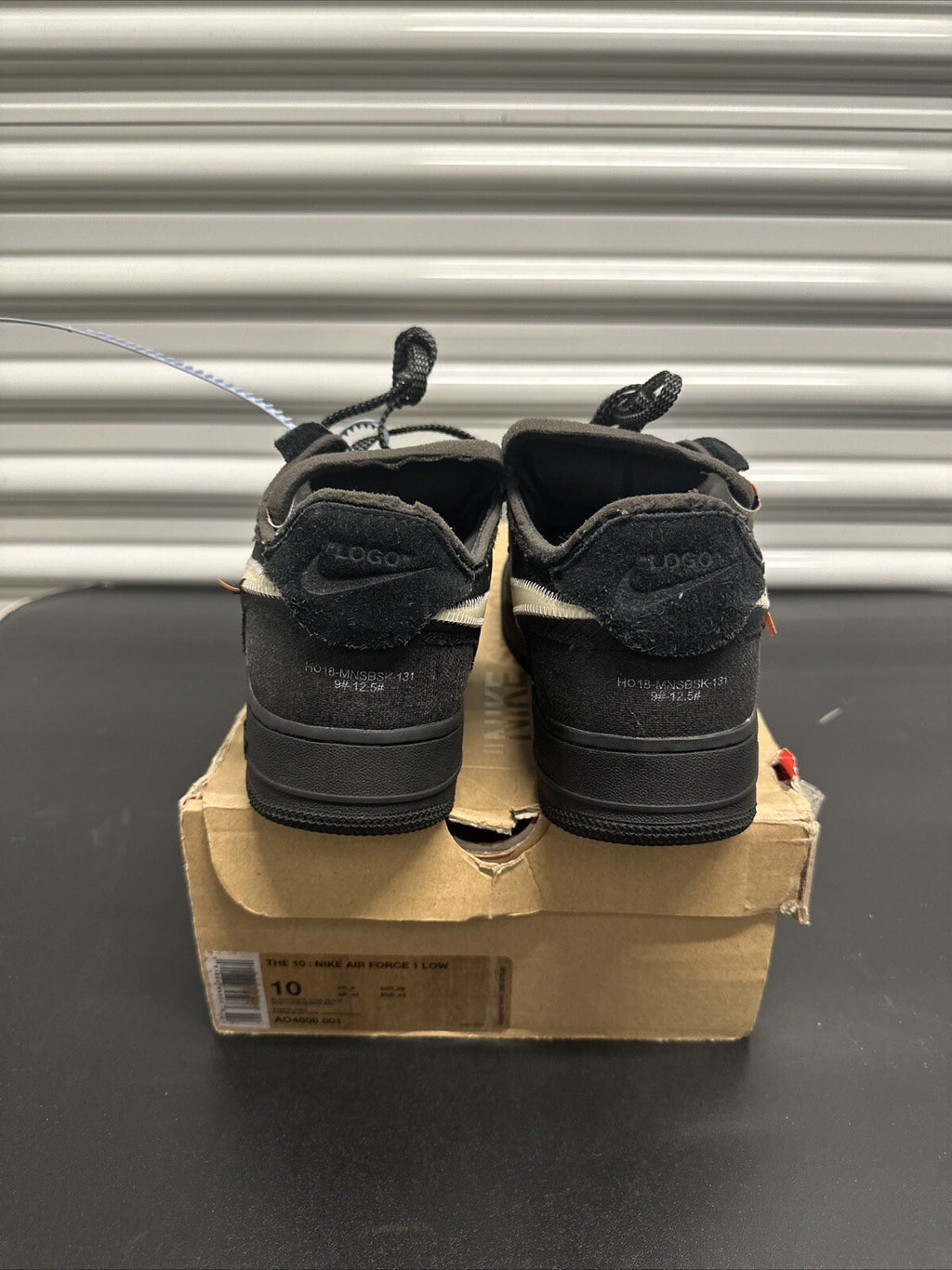 Size 10 - Nike Air Force 1 Low Off-White Black White