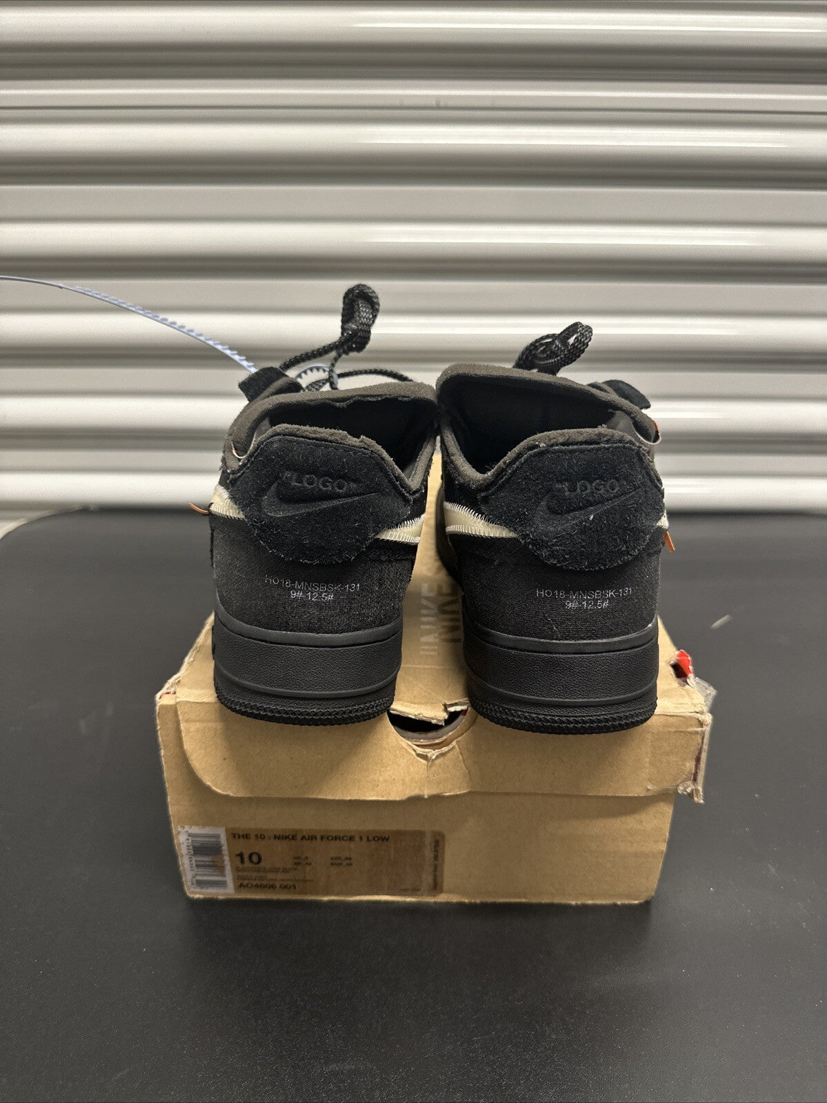 Size 10 - Nike Air Force 1 Low Off-White Black White