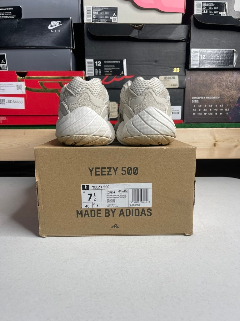 Size 7.5 - adidas Yeezy 500 Bone White (2023)