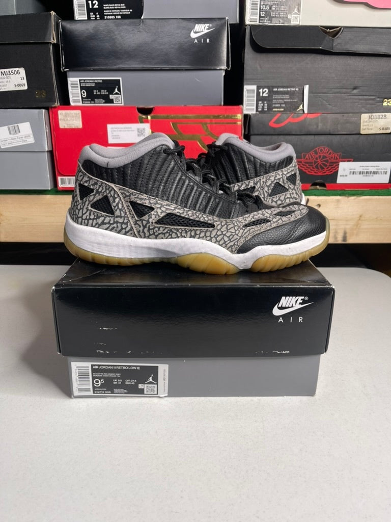 Jordan 11 Retro Low IE Black Cement