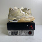 Size 7.5w - Jordan 4 Retro Off-White Sail (Women's)