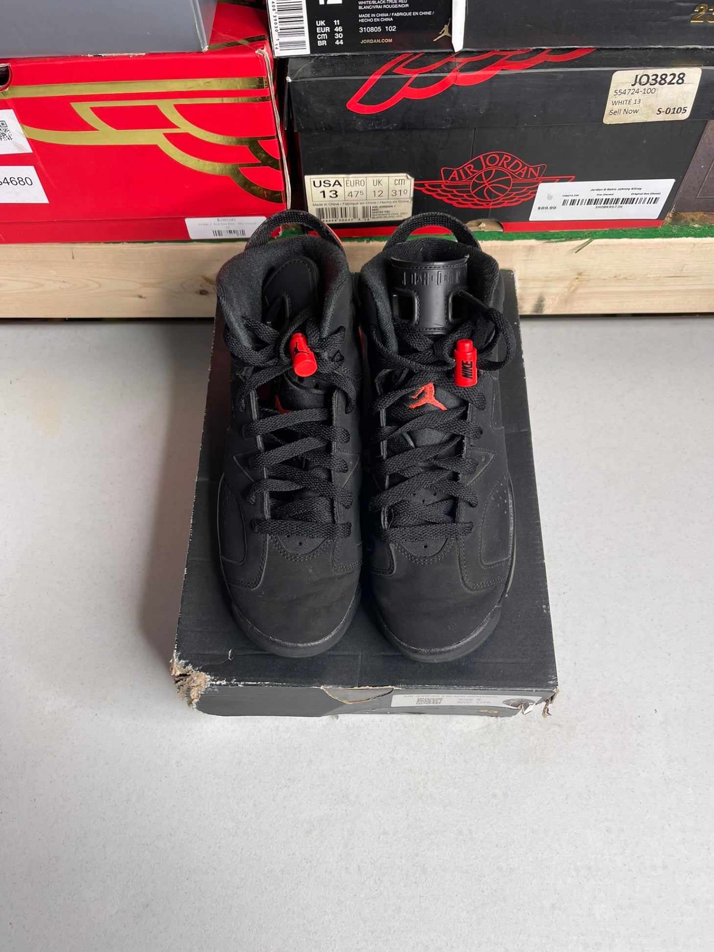 Jordan 6 Retro Black Infrared (2019) (GS)