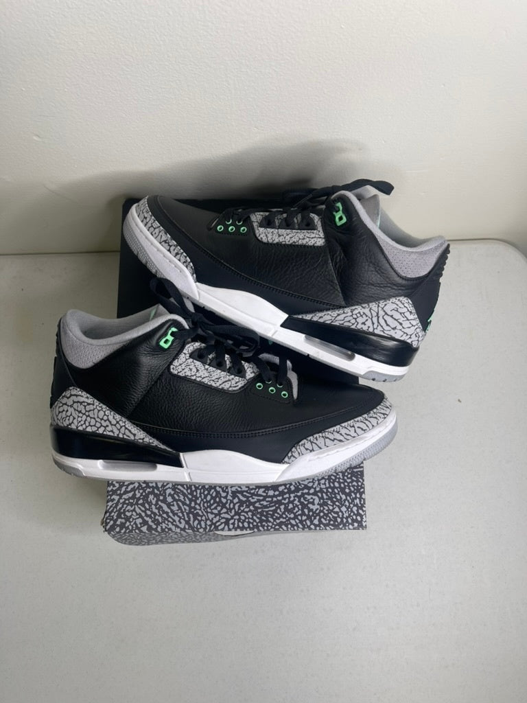 Jordan 3 Retro Green Glow
