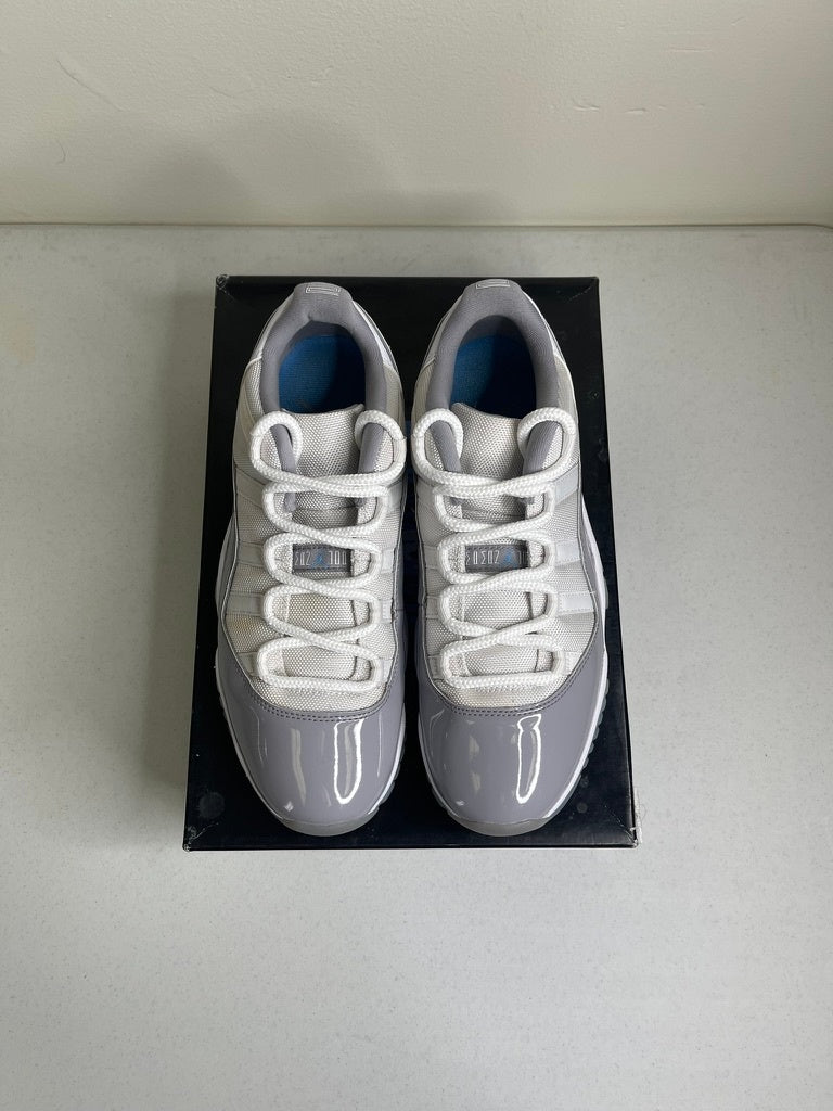 Size 9 - Jordan 11 Retro Low Cement Grey
