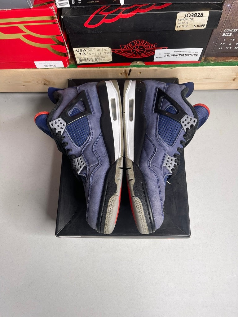 Size 9.5 - Jordan 4 Retro Winterized Loyal Blue