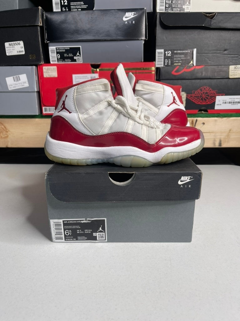 Size 6.5y - Jordan 11 Retro Cherry (2022) (GS)