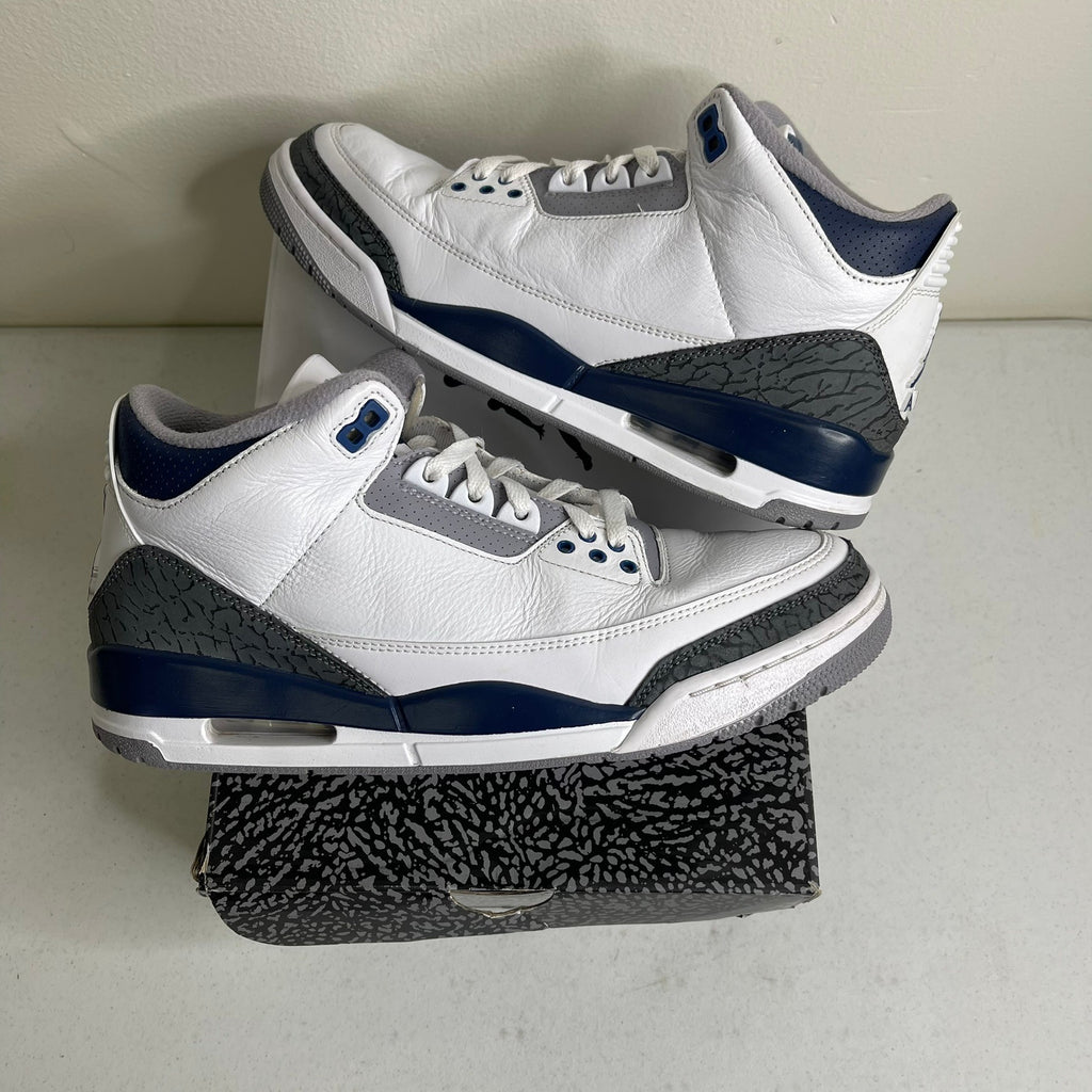 Size 10 - Jordan 3 Retro Midnight Navy